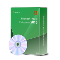 Microsoft Project 2016 Professional 2 PC Full Version + DVD